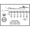 Спот NOVOTECH STAR SKY с блоком питания (набор из 6 шт.) NV-357021